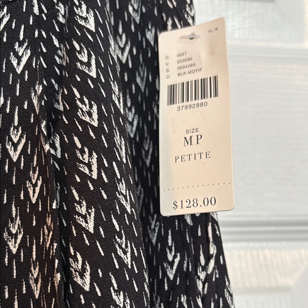 Elevenses Black and White Wide Leg Pants - Picture 3 of 7